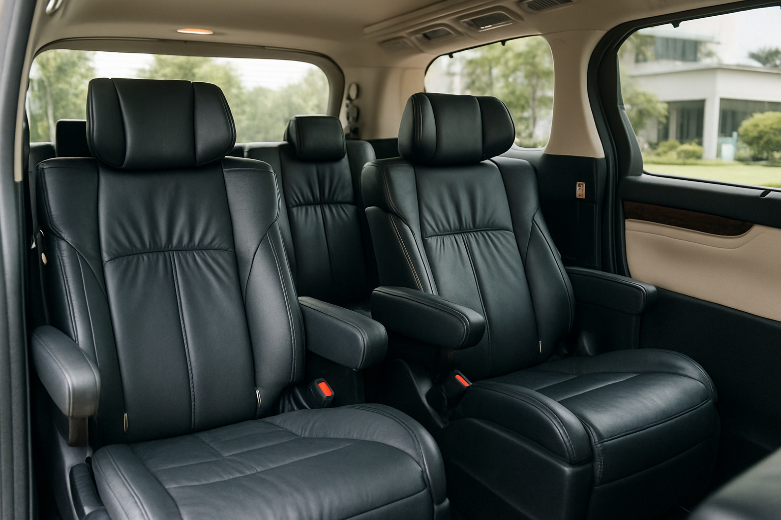 Toyota Alphard luxury MPV interior spacious cabin rear seats Malaysia