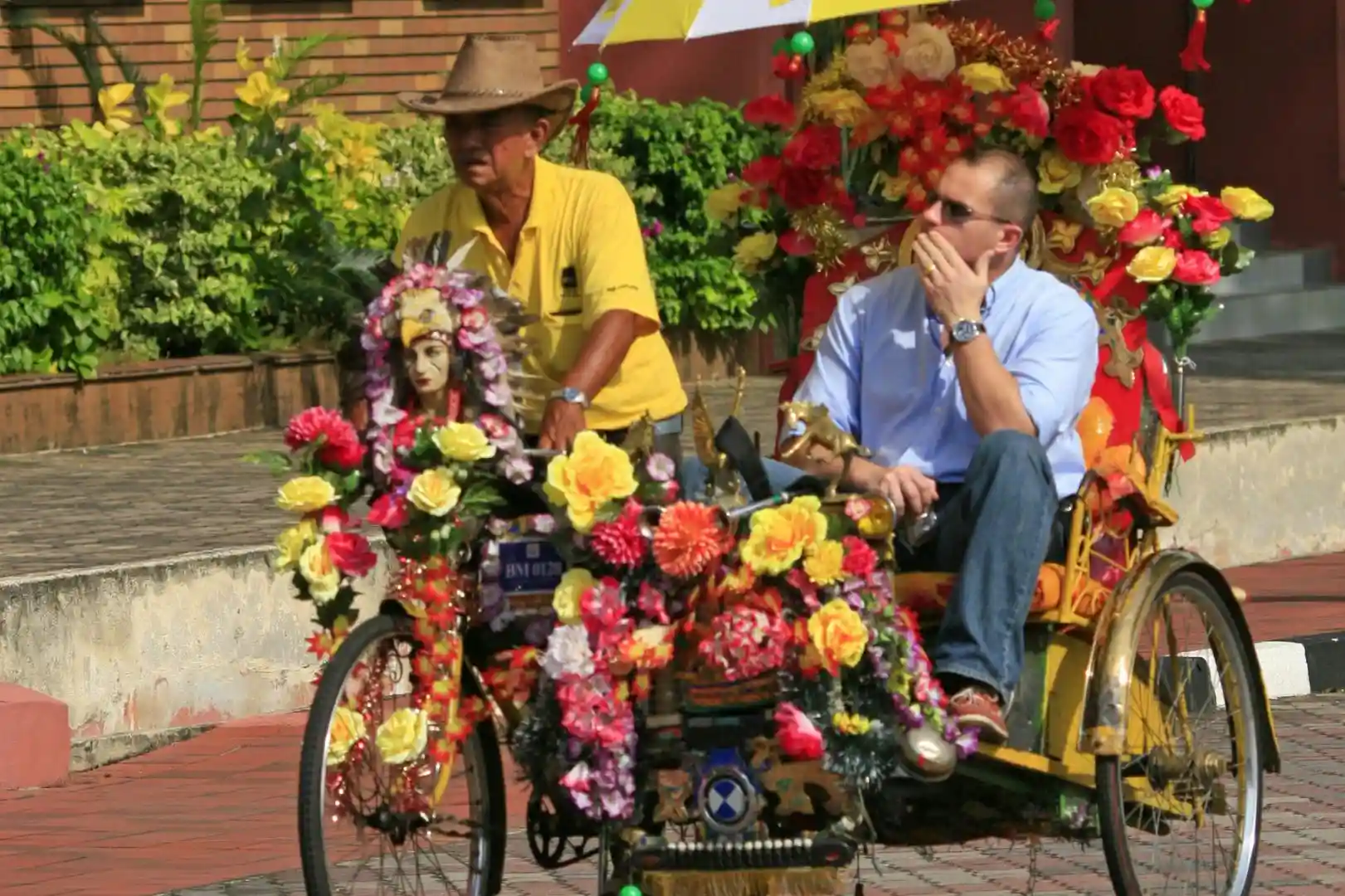 Decorated Melaka trishaw