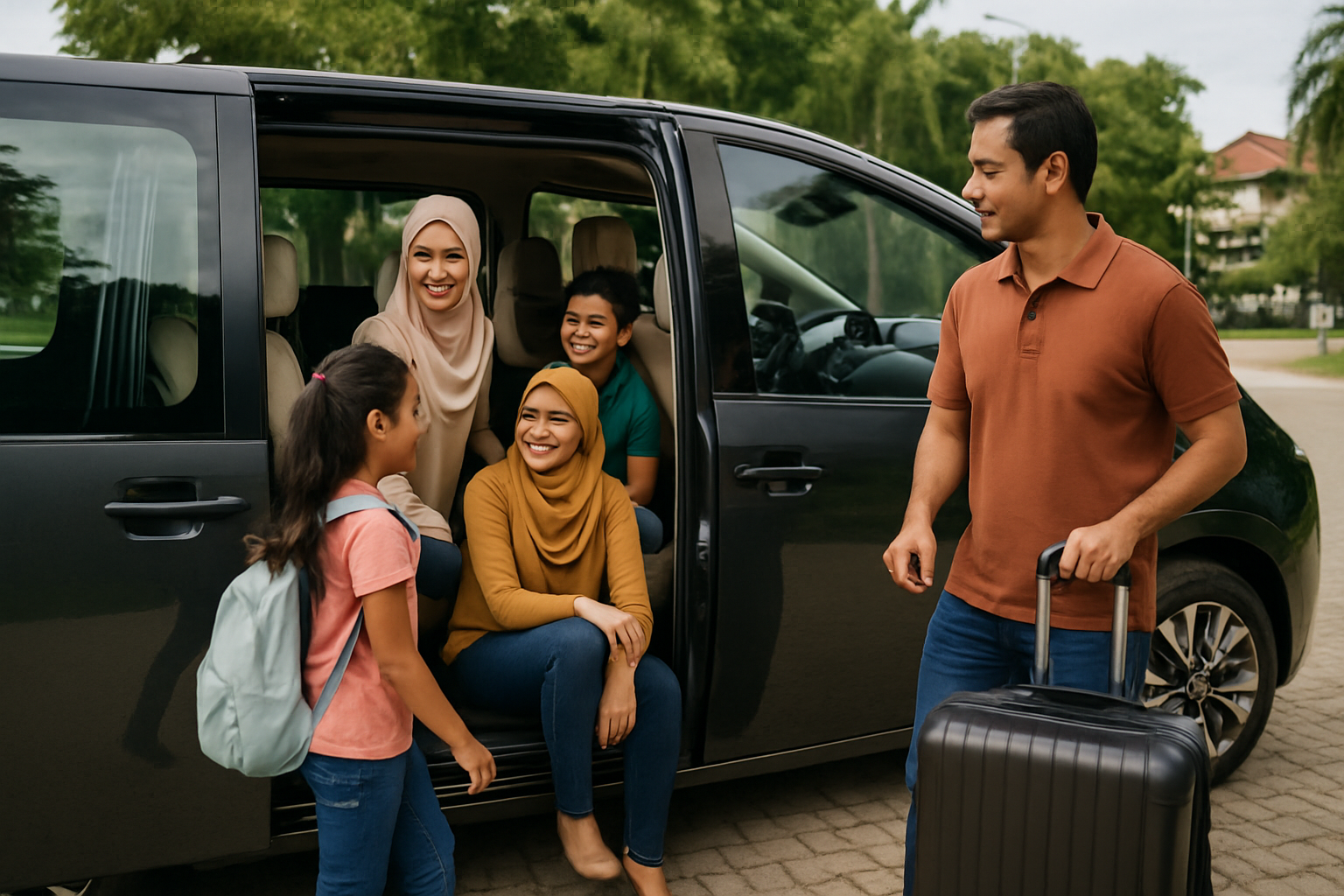 Hyundai Staria spacious interior sliding door Malaysia family travel