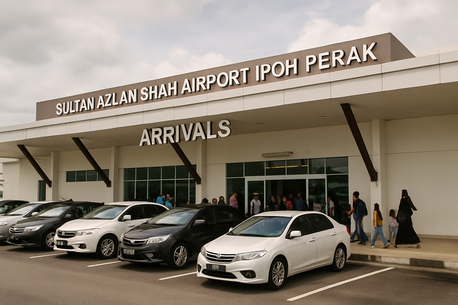 Sultan Azlan Shah Airport Ipoh Perak compact regional terminal arrivals